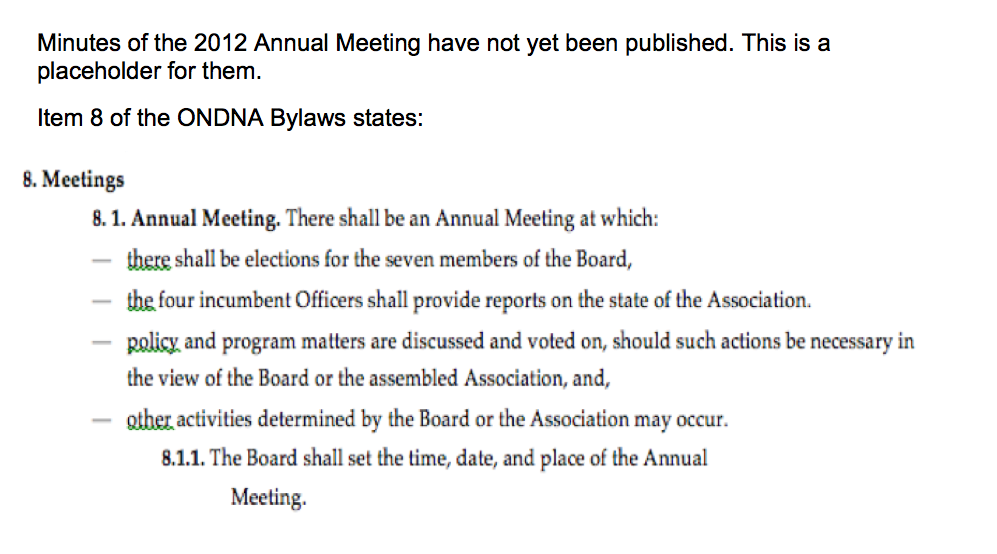 June 3, 2012 Annual Meeting