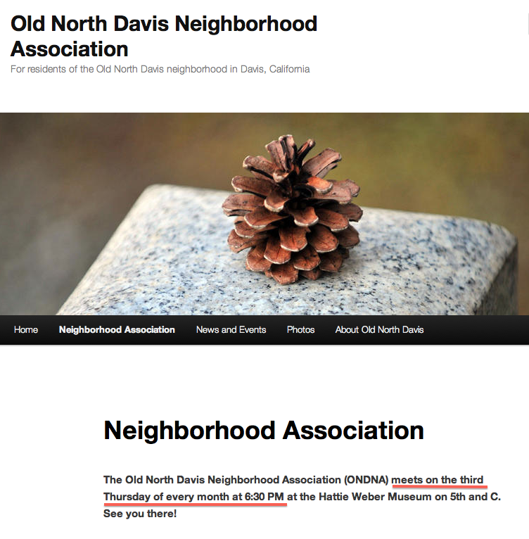 October 17. Third Thursday Meeting Not Held